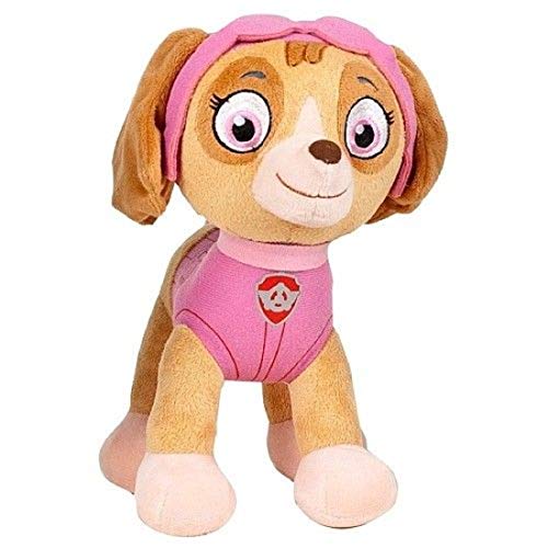 Peluche compatible con la Patrulla Canina, 1 peluche para niños de 19 cm, serie de televisión | peluche | regalo para niños | niña | niño | (Skye)