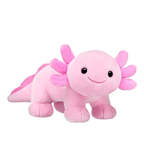 Peluche de Salamandra Bruni, Axolotl Plush Doll Stuffed Toy Anime Figure Plush Toys Pink Axolotl Plush Stuffed Animal Doll Collection Figurine Toys Christmas Gifts for Kids, 25 cm