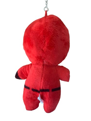 Peluche el Juego del Calamar, con Llavero y Colgante, muñeco de Serie de televisión Coreana para Halloween, Personaje del Juego (15cm)