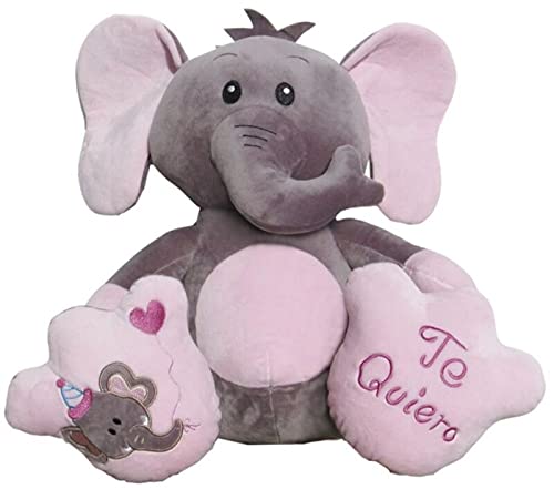 Peluche Elefante Te Quiero tamaño Grande 40cm