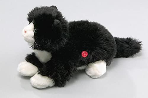 Peluche - Gato Blanco y Negro con Sonido (Felpa, 20cm) 1608001