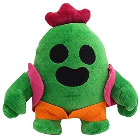 Peluche Muñeca 20 cm Animación Juego Spike Modelo de Peluche Muñeca de Peluche Soft Cactu Niños Bebé Bebé Regalo Anime Soft Peluche