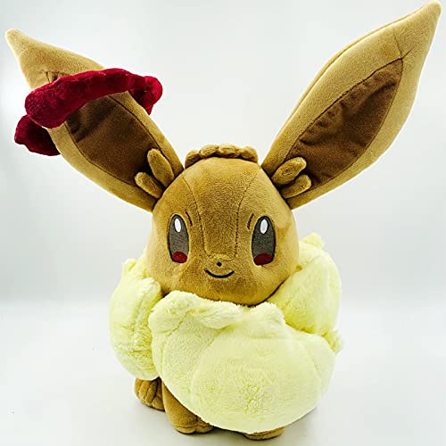 Peluches 35cm Eevee Muñeco De Peluche Pokemoned Espada Y Escudo Juguete De Peluche Lindo Elfo Gigante Niños Regalo De Cumpleaños Regalo