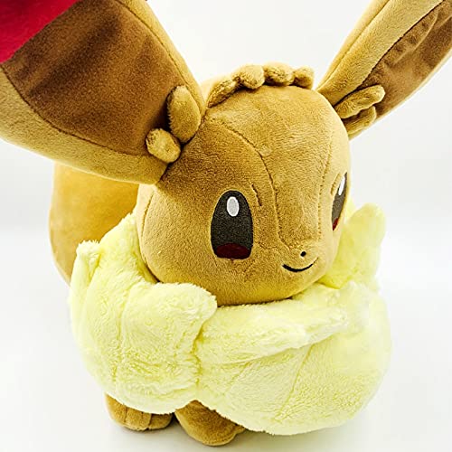 Peluches 35cm Eevee Muñeco De Peluche Pokemoned Espada Y Escudo Juguete De Peluche Lindo Elfo Gigante Niños Regalo De Cumpleaños Regalo