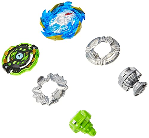 Peonzas Beyblade Burst Surge Speedstorm EVO Helios Blazebringer y Jormuntor J6 (2 Unidades)