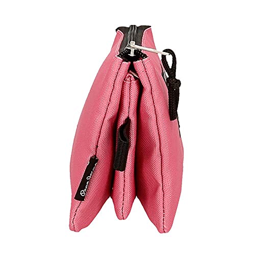 Pepe Jeans Aris Estuche Triple Rosa 22x12x5 cms Poliéster