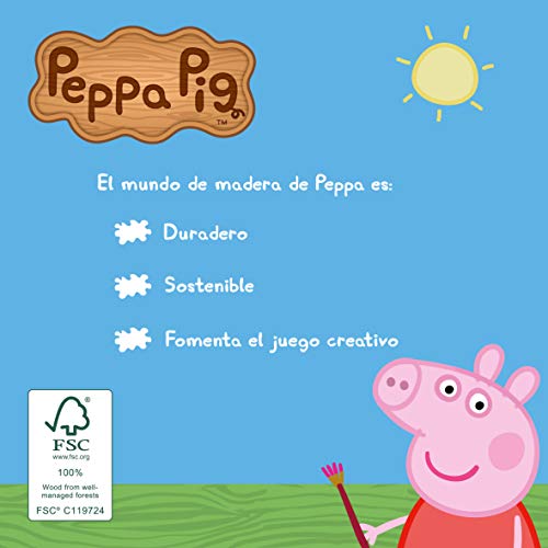 Peppa Pig Coche de Madera