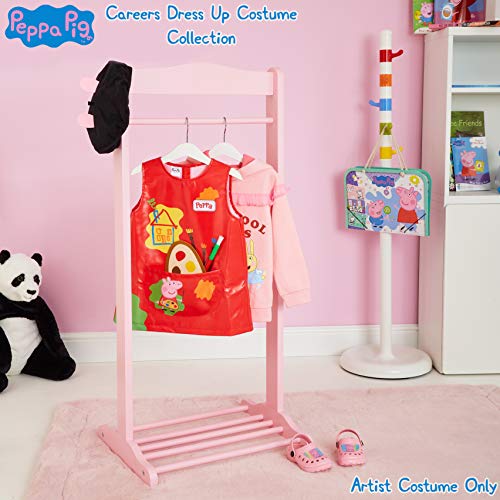 Peppa Pig Disfraz Niña, Disfraces Niña Niño con Accesorios de Juguete, Regalos Originales para Niñas y Niños Edad 3-5 Años (Rojo, 5años)