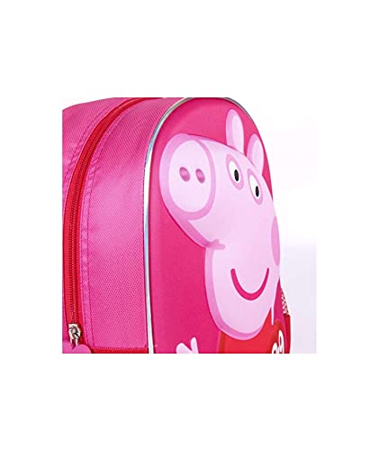 Peppa Pig Mochila infantil 3D, Talla única