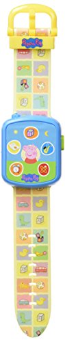 Peppa Pig - Peluche Peppa y su Smartwatch (Bandai 84870)