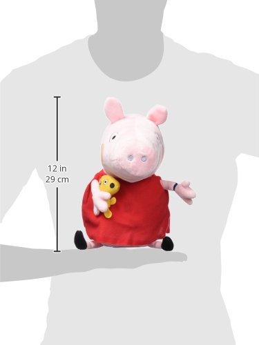 Peppa Pig - Peluche Peppa y su Smartwatch (Bandai 84870)