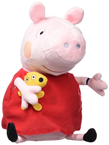 Peppa Pig - Peluche Peppa y su Smartwatch (Bandai 84870)