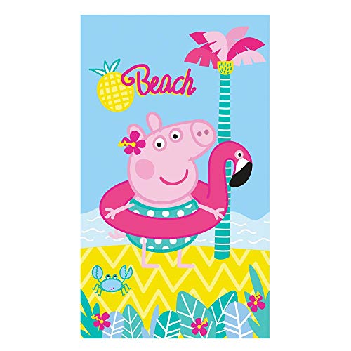 Peppa Pig Toalla de Playa Beach | 70 x 120 cm Niño Toalla de Baño