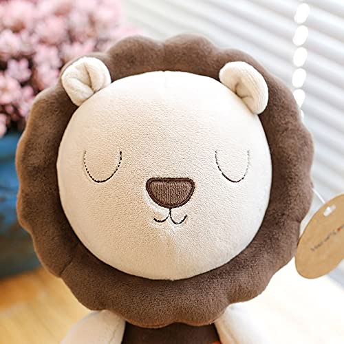 Pequeño León De Dibujos Animados Muñeca De Peluche De Juguete De Felpa Muñeca De León Muñeca De Regalo para Niños Decoración De La Habitación De Los Niños Cojín De Almohada Animal Regalo Creativo