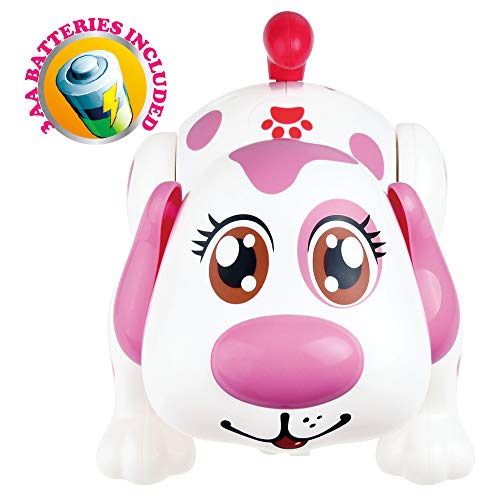 Perro robot mascota electrónica. Cachorro interactiva. Baterías originales incluidos. Helen responde a las actividades táctiles, para caminar, persiguiendo y divertido