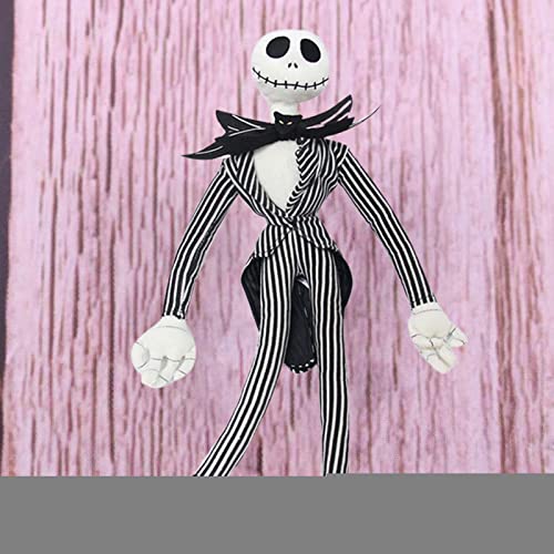 Pesadilla Antes De Navidad Muñeca Super Deluxe Jack Skellington Felpa Calavera Animal De Peluche Muñeco De Peluche Suave, Navidad para Niños