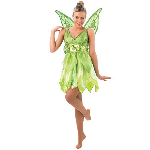 Peter Pan - Disfraz de Hada Campanilla para mujer, Talla M adulto (Rubies 880998-M)