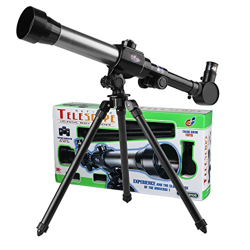 PHOEWON Telescopio Juguete Telescopios para Niños 20X-30X-40X Telescopio Astronómico Ajustable Telescopio Trípode para Principiantes, Astronomía