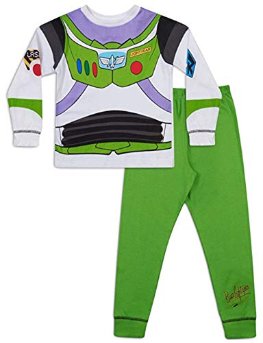 Pijama y disfraz de Buzz Lightyear, para niños de 2 a 3 años blanco Buzz Lightyear 4-5 años