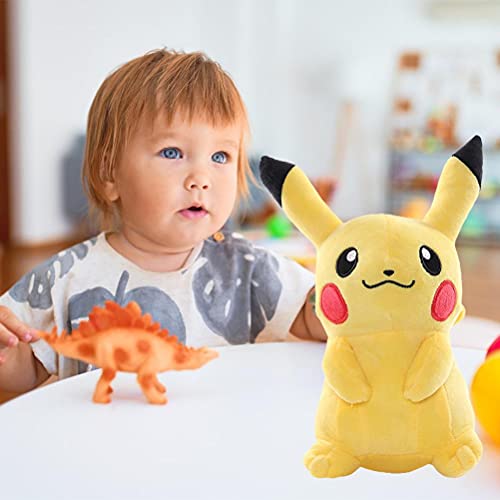 Pikachu - Juguetes de peluche de anime, juguetes de peluche de dibujos animados encantadores, muñecas de anime para niños, regalos de cumpleaños para los fanáticos