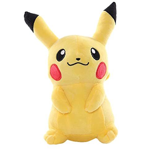 Pikachu - Juguetes de peluche de anime, juguetes de peluche de dibujos animados encantadores, muñecas de anime para niños, regalos de cumpleaños para los fanáticos