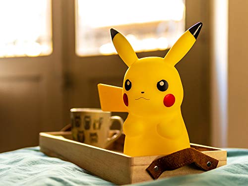 Pikachu Lampara Led 25 cm + Control Remoto Pokemon