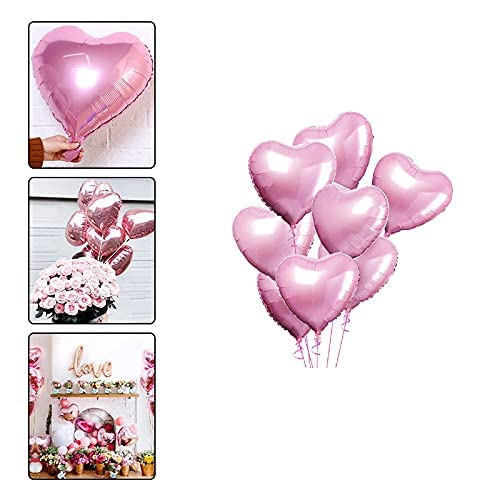 Pillowcase 123 Globos Globos Rosados ​​Decoraciones Globos Juego de Globos Globo Corazón Globo Fiesta de cumpleaños Juego de Globos Fiesta de cumpleaños Fiesta de graduación Decoración