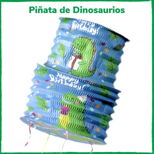 Piñata de Cumpleaños Niño- Piñata Dinosaurio grande ideal para rellenar con juguetes piñata o relleno piñata- Piñata dinosaurio verde fiesta cumpleaños infantil