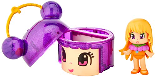 Pinypon- Cabecita sorpresa Glitter rosa y figura lila (Famosa 700015563)