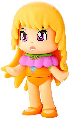 Pinypon- Cabecita sorpresa Glitter rosa y figura lila (Famosa 700015563)