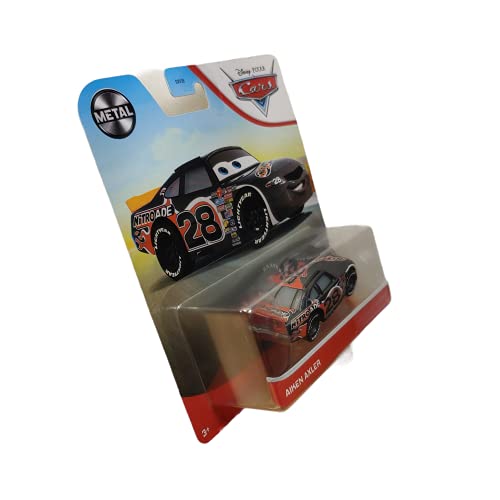 Pixar Cars Metal Series 1:55 Escala, Aiken Axler (negro)