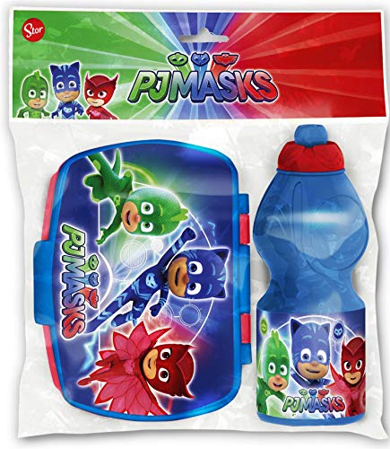 PJ Masks 701976 - Juego de fiambrera y botella, multicolor