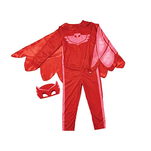 PJ Masks Disfraces, color rojo, 4-6 años (Bandai 24602)