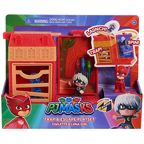 PJ Masks- Playset Atrapa y Escapa (Buhíta y Lunática)