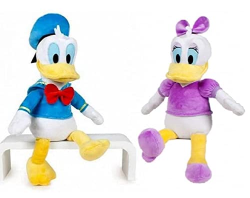 Play by Play Disney - Pack Peluches Daisy y Donald 40cm - Calidad Super Soft