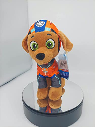 Play by Play La Patrulla Canina The Movie, 7 diseños diferentes, 19 cm, figuras de peluche Chase, Marshall, Liberty, Skye, Rubble, Rocky, Zuma, licencia original para niños, película 2021 (Zuma)