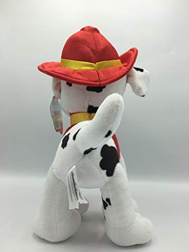 Play by Play Peluche Personaje Marshall - Patrulla Canina - Perro DALMATA Bombero (30CM DE PIE)