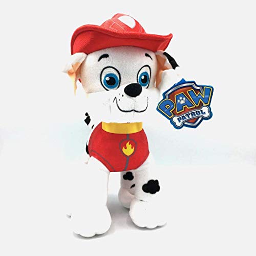 Play by Play Peluche Personaje Marshall - Patrulla Canina - Perro DALMATA Bombero (30CM DE PIE)