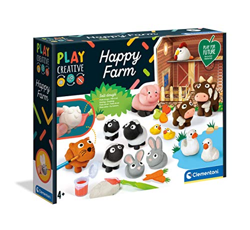 Play Creative Clementoni Animales Juego Creativo Manualidades, Multicolor (Clementoni S.p.A 18601)