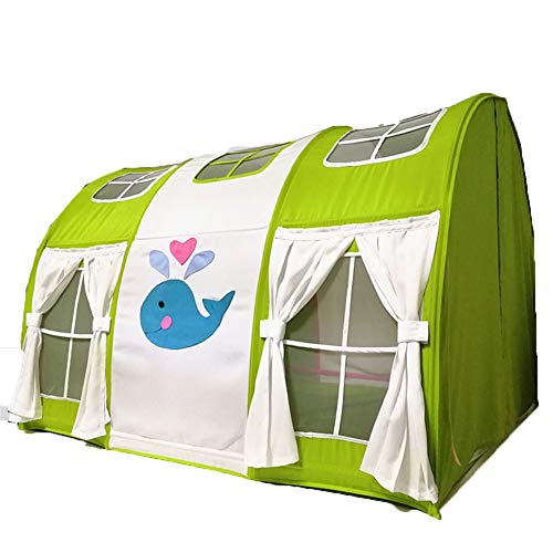 Play House Tiendas de campaña for niños, Cabaña Cama Tienda de túnel Privada Divertida Guardería Dormitorio Juguetes perfectos Regalo for niños pequeños - 140cm × 100cm × 93cm