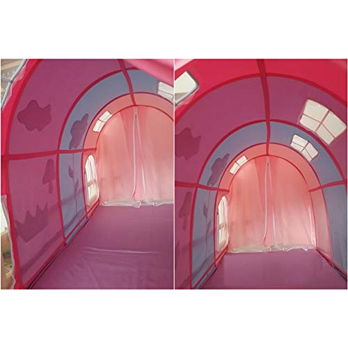 Play House Tiendas de campaña for niños, Cabaña Cama Tienda de túnel Privada Divertida Habitación de guardería Juguetes perfectos Regalo for niños pequeños - 140cm × 100cm × 75cm