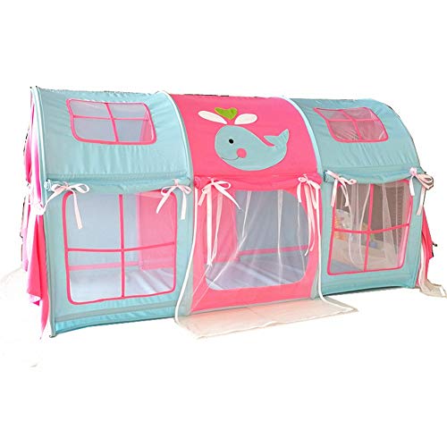 Play House Tiendas de campaña for niños, Cabaña Cama Tienda de túnel Privada Divertida Habitación de guardería Juguetes perfectos Regalo for niños pequeños - 140cm × 100cm × 75cm