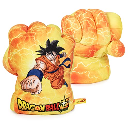 PlaybyPlay Peluche Guante de Boxeo Dragon Ball Super Goku, Puños de Dragon Ball Juguete de Peluche Juguetes para Niños Cumpleaños, Navidad, Reyes. 1 sólo Guante Derecho para niños