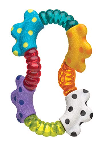 Playgro Sonajero Click and Twist, Desde los 3 Meses, Click and Twist Rattle, Multicolor, 40140