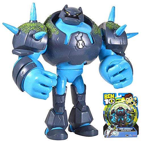 PlayMates Omni-Enhanced Shock Rock Ben 10 Action Figure 5.5"