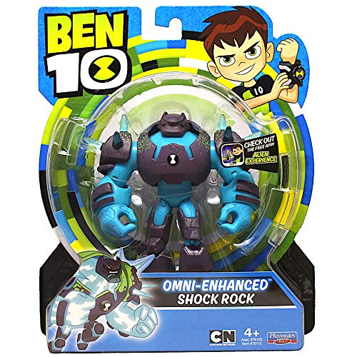 PlayMates Omni-Enhanced Shock Rock Ben 10 Action Figure 5.5"