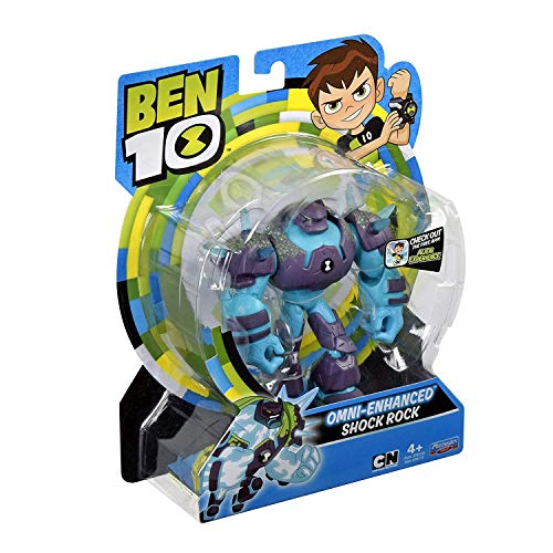 PlayMates Omni-Enhanced Shock Rock Ben 10 Action Figure 5.5"