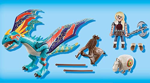 Playmobil Astrid y Tormenta Dragon Racing 70728