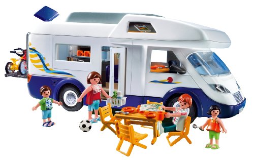 PLAYMOBIL - Caravana Familiar, Set de Juego (4859)