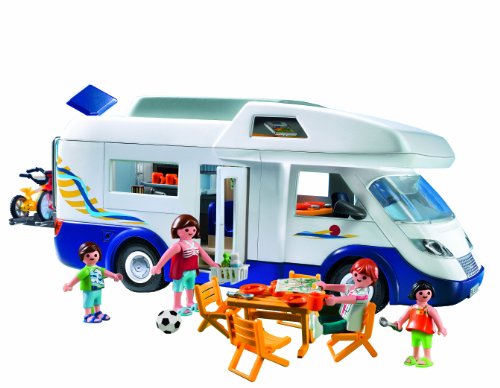 PLAYMOBIL - Caravana Familiar, Set de Juego (4859)